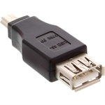Adattatore Inline USB/F-MINI USB M
