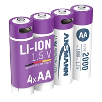 ANSMANN 1312-0036 Batterie ricaricabili agli ioni di litio Mignon AA tipo 2000