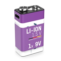 ANSMANN 1315-0005 Batteria agli ioni di litio 9V E-Block tipo 400