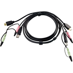 Aten 2L-7D02UH, Cavo KVM, HDMI USB Audio a HDMI USB Audio, 1,8m