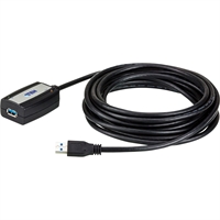 Aten UE350A Cavo USB 3.0 Attivo, M-F Type-A repeater integrato, 5m