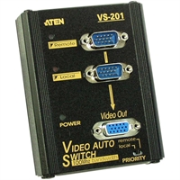 Aten VS201, VGA Video Switch, 2 porte, max 65m,