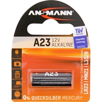 Batteria Alcalina, A23, 12V, Blister 1pz (Ansmann 5015182)