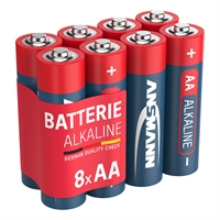 Batteria Alcalina, Mignon (AA), LR6, 8pz (Ansmann 5015280)