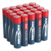 Batteria Alcalina, ministilo AAA, 1,5V, LR03, Box 20pz (Ansmann 5015538)