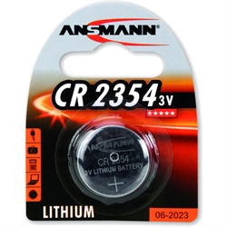 Batteria Bottone Litio, CR 2354, 3V, Blister 1pz (Ansmann 1516-0012)