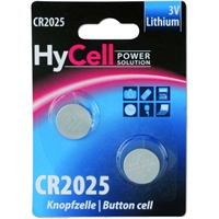 Batteria Bottone Litio, CR2025, 3V, Blister 2pz (Ansmann HyCell 5020192)