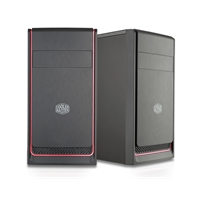 Case Cooler Master MasterBox E300L-B00 NO ALIM. Black/Red (MCB-E300L-KN5N-B00)