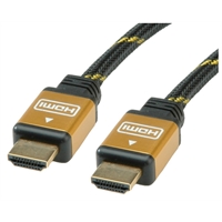 Cavo Monitor HDMI M/M 10,0m ARC Ethernet 4K GOLD High Speed Cable (11.04.5506-5)