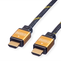 Cavo Monitor HDMI/HDMI M/M 2,0m GOLD (11.04.5562-20)