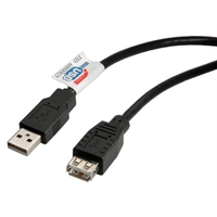 Cavo Prolunga USB 2.0 1,8m Nero Type A M/F (11.02.8948-100)