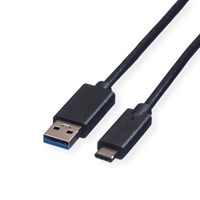 Cavo Type A/M Type C/M USB 3.2 0,5m Nero (11.02.9010-20)
