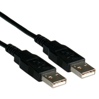 Cavo USB2.0 1,8m Type A-A Black (11.02.8918-100)