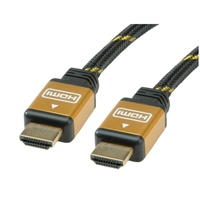 Cavo.Monitor HDMI/HDMI M/M 10,0m GOLD (11.04.5566-5)