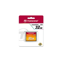 Compact Flash Card.32GB U.Perf. 133X Transcend (TS32GCF133)