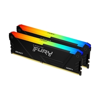 DDR4 16GB.(2x8GB) 3200MHz RGB Kingston FURY BEAST (KF432C16BB2AK2/16)
