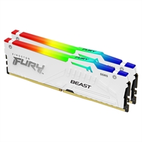 DDR5 64GB (2x32GB) 6000 FURY Kingston BEAST White RGB EXPO (KF560C36BWEAK2-64)