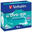 DVD -RW Verbatim 4,7GB Jewel Case 5Pz. (43285/5)