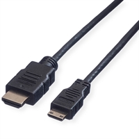 HDMI High Speed Cable with Ethernet 0,8m Ty.A/M-HDMI Ty.C/M-miniH (11.99.5578-10)