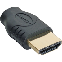 InLine® Adattatore HDMI Typ A maschio a Micro HDMI Typ D femmina, dorato