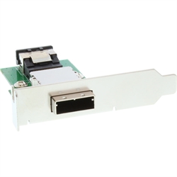 InLine® Adattatore SAS su PCI low profile da SFF-8088 esterno a SFF-8087