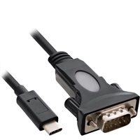 InLine® Adattatore USB-C / Seriale RS232 Sub-D 9pin, 1,8m con adattatore