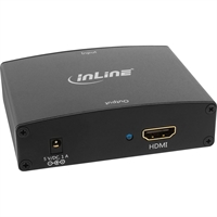 InLine® Adattatore VGA + Audio (RCA) a HDMI, FullHD/1080p, Audio Stereo