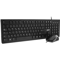 InLine® Basic Desktop, Set Mouse & Keyboard, Tastiera Layout TEDESCO