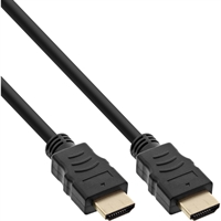 InLine® Bulk Pack 25Pz., Cavo HDMI con Ethernet, ST / ST, nero / oro, 3m