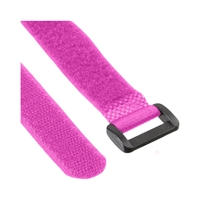 InLine® Cable Strips hook-and-loop 20 x 200mm 10 pz. rosa
