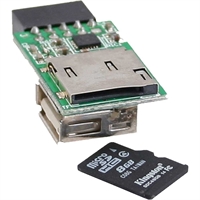 InLine® Card Reader USB 2.0 Interno, MicroSDHC Max 32GB, MicroSDXC Max 2TB