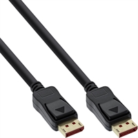 InLine® Cavo DisplayPort 1.4, 8K4K, nero, contatti placcati oro, 0.5m