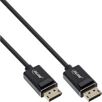 InLine® Cavo DisplayPort 2.0, 8K4K UHBR, nero, contatti dorati, 1m