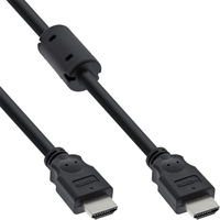 InLine® Cavo HDMI 1.3, Ferrite, 3m, 3D, nero, maschio / maschio HDMI-High Speed