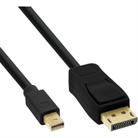 InLine® Cavo Mini DisplayPort M a DisplayPort M, 0,3m, nero