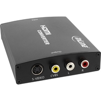 InLine® Convertitore HDMI a S-Video e Video Composite, con Audio RCA (L/R)
