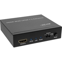 InLine® Estrattore audio HDMI/separatore di segnale, ingresso 4K2K HDMI