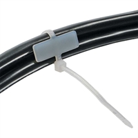 InLine® Fascette stringicavo 100x2,5mm con targhetta 8x24mm, neutra, 100pz