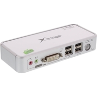 InLine® KVM Switch, 2 porte, USB DVI, Audio, Kit cavi inclusi