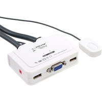InLine® KVM Switch, 2 porte, USB VGA, Audio, all-in-one