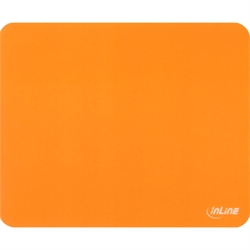 InLine® Mouse Pad antimicrobico, ultrasottile, 220x180x0,4mm, arancione