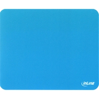 InLine® Mouse Pad antimicrobico, ultrasottile, 220x180x0,4mm, blu