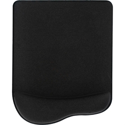 InLine® Mouse Pad, poggia polso in gel, 235x185x25mm, nero