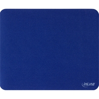 InLine® Mouse Pad, ultrasottile, per sensori laser, 220x180x0,4mm, blu