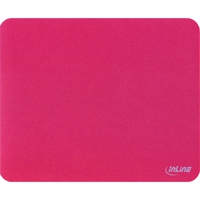 InLine® Mouse Pad, ultrasottile, per sensori laser, 220x180x0,4mm, rosso