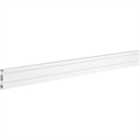 InLine® Pannello Slatwall Alluminio, per montaggio a parete, bianco, 1,2m