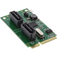 InLine® Scheda Mini-PCIe 2.0, 2x SATA 6Gb/s, RAID 0,1,SPAN