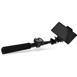 InLine® Selfie Stick per cellulare, trigger Bluetooth, nero, alluminio, 0,75 m