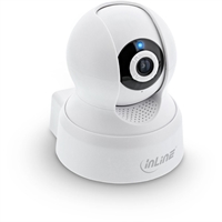 InLine® SmartHome Telecamera per interni, HD, riv.movimento, pan/tilt