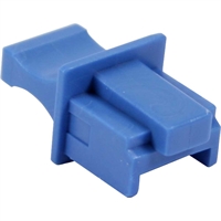 InLine® Tappo antipolvere per presa RJ45, colore: blu, blister da 10pz.